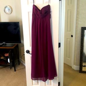 Bridesmaid dress raspberry